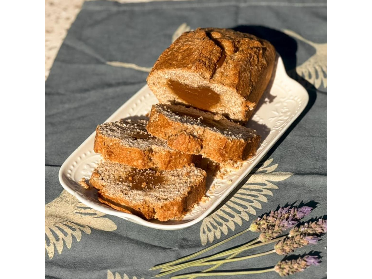 Harina de coco con dulce de almendras