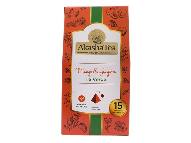 Mango y jengibre "Té en saquito"