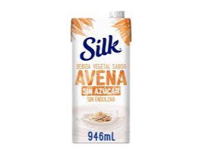 Leche de avena sin azucar