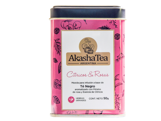 Cítricos y rosas "Té en hebras"