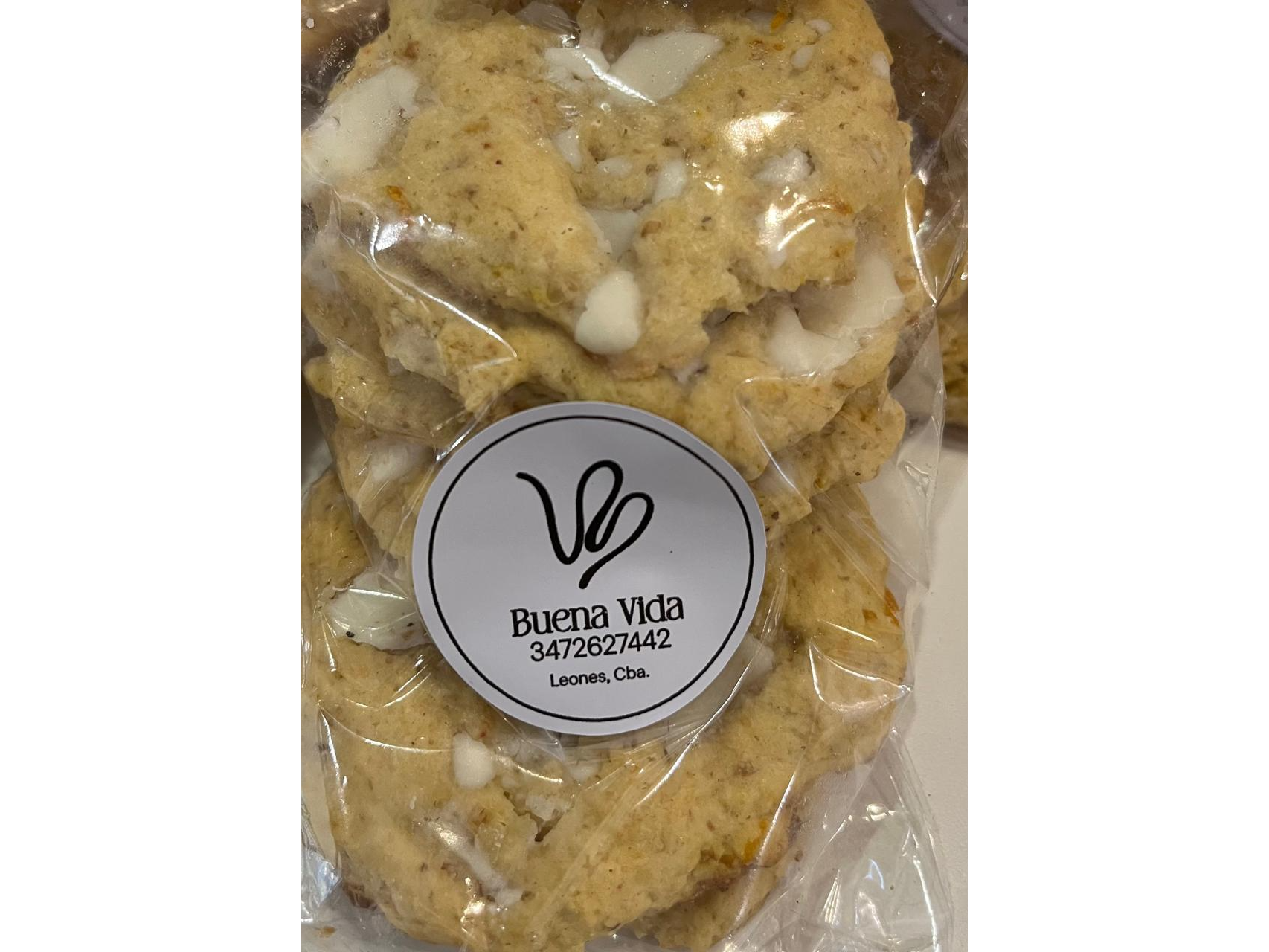 Cookies de coco y chocolate blanco