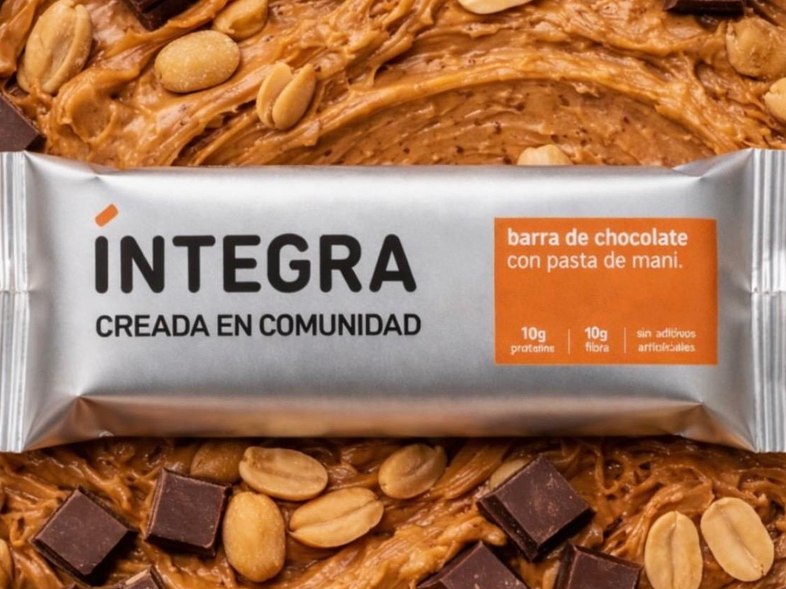 Barritas de chocolate con pasta de maní