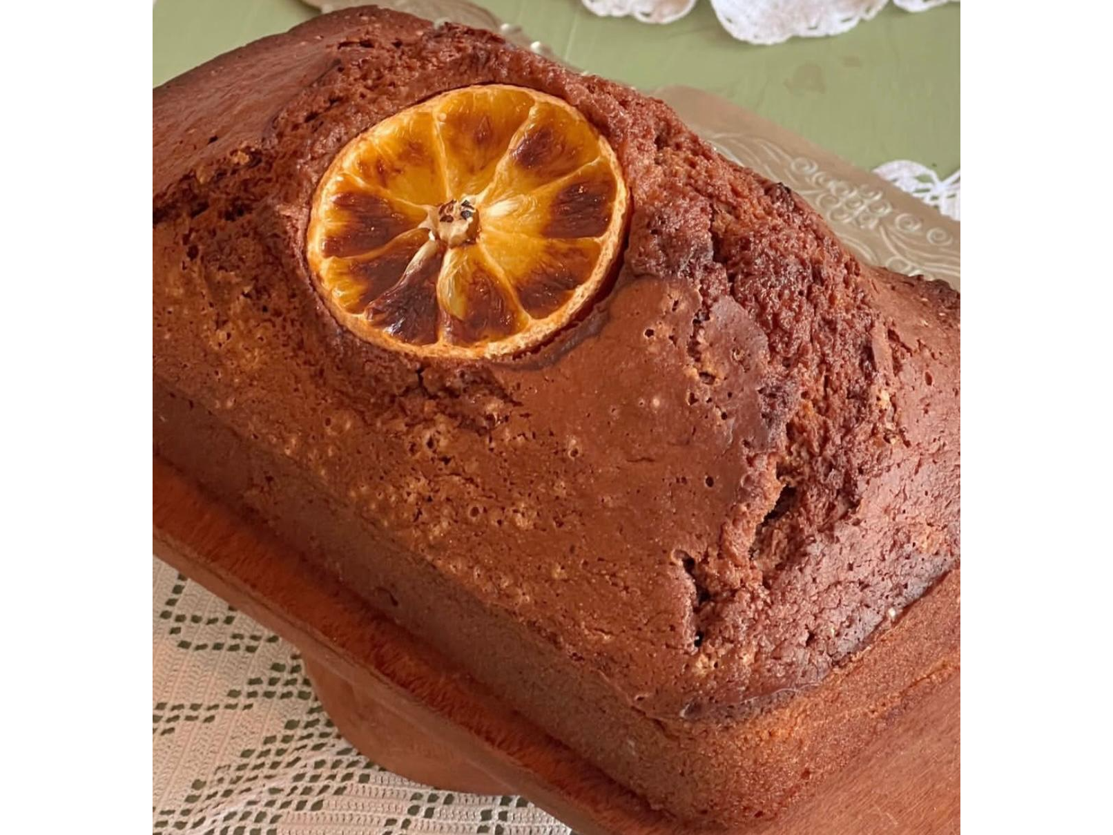 Harina de algarroba con naranja