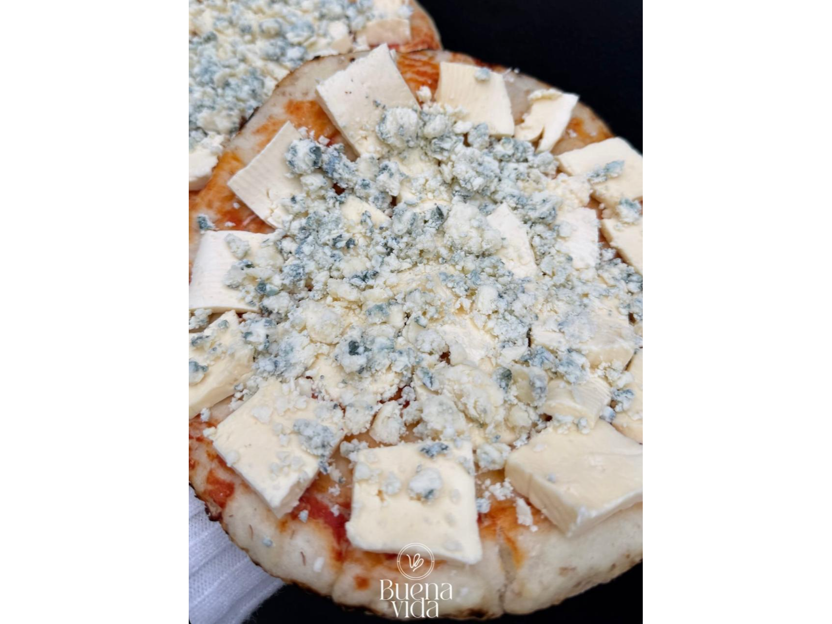 Pizzeta de roquefort