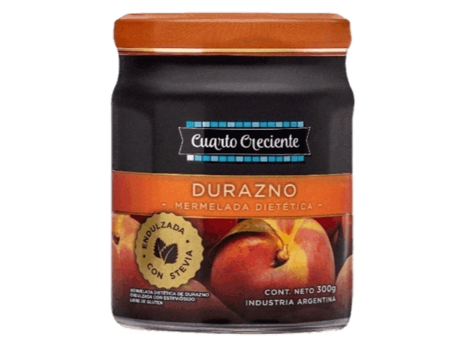 Mermelada de durazno "Cuarto creciente"