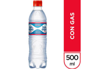 Agua con gas 500ml