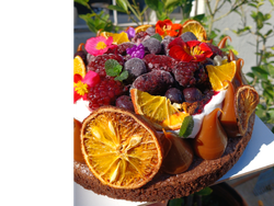 BROWNIE DE FRUTOS ROJOS