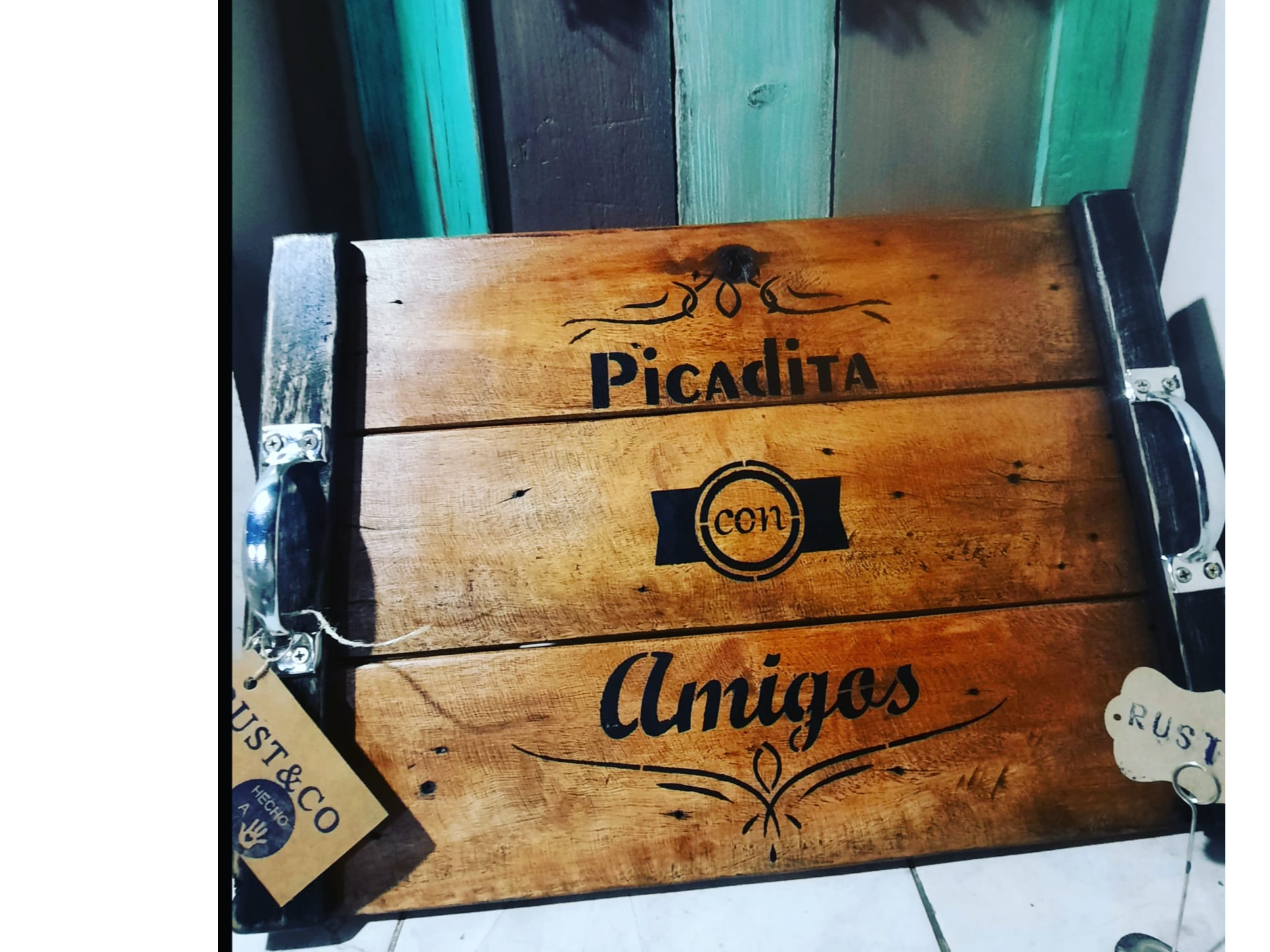 Bandejas p/mate & picadas de Rustico-Deco-Home