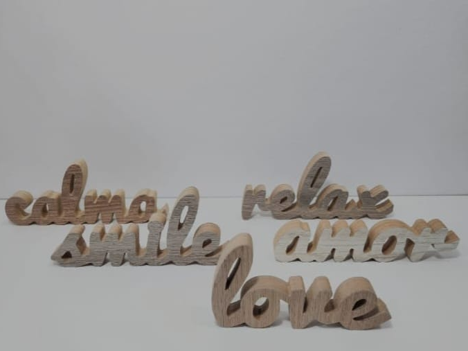 Palabra corporea " love-calma-relax-smile-amor"