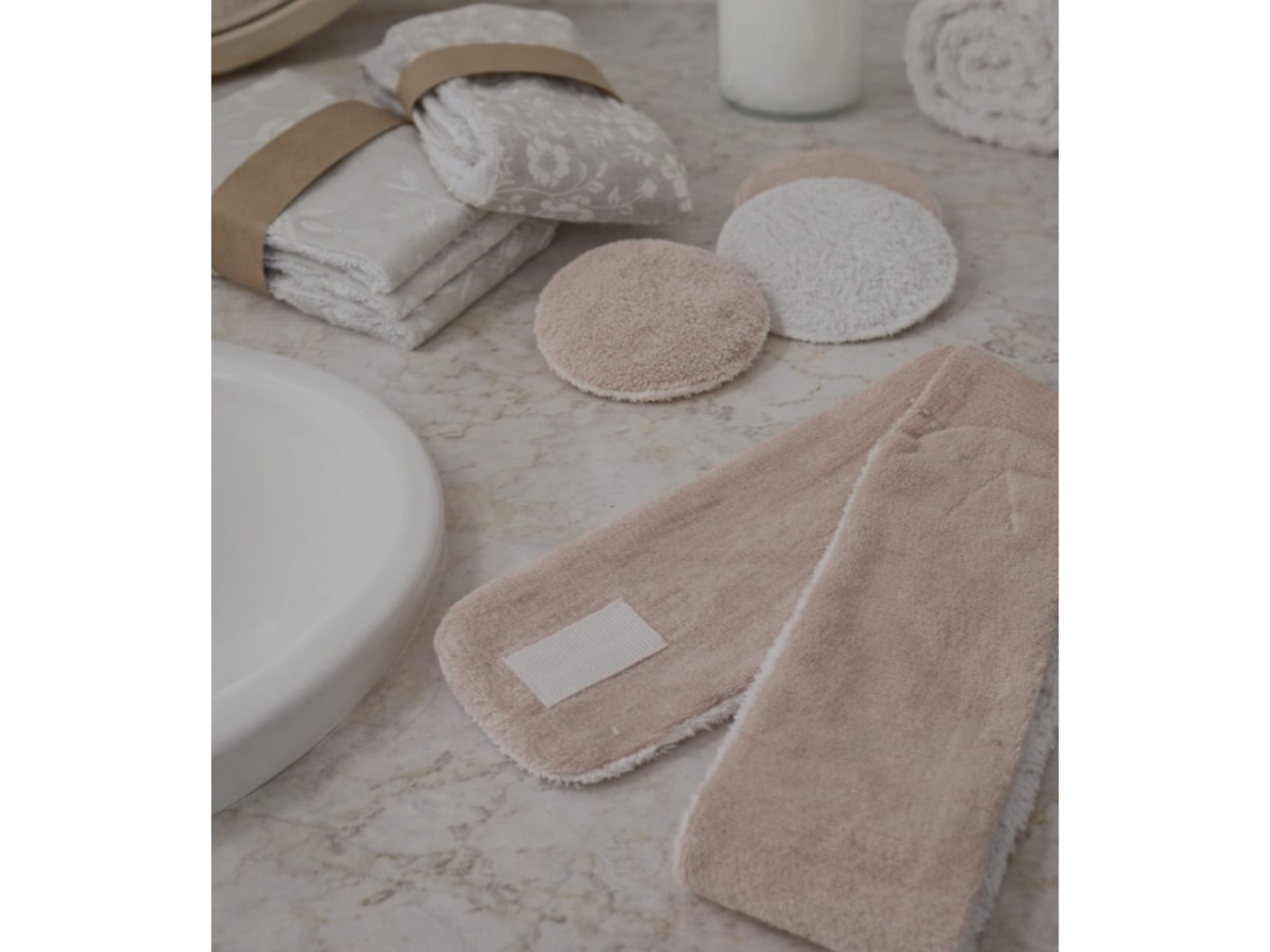 Kit de limpieza facial ( vincha + 5 pads )