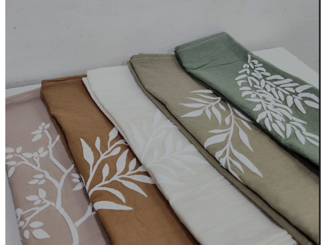 Camino de mesa tussor estampado