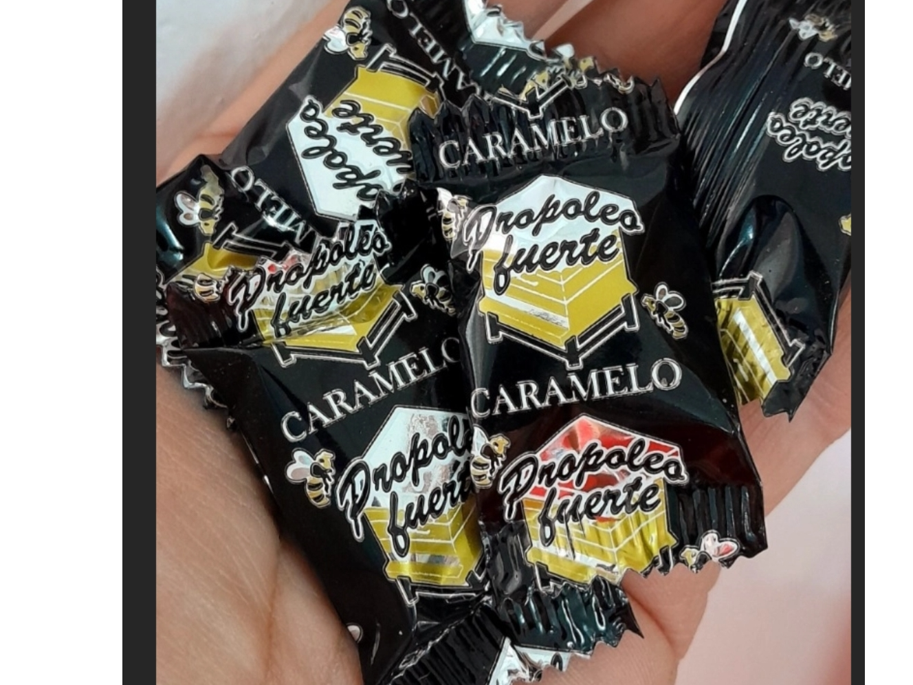 Caramelos de propóleo