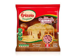 Pizza Mozzarella y jamón