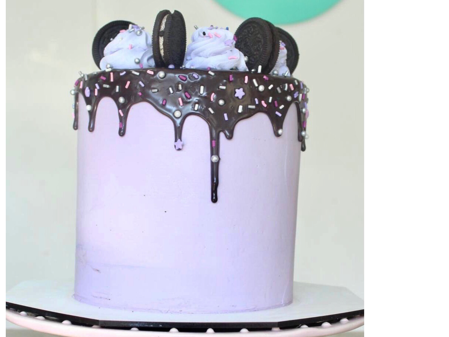 Drip cake. Tortas altas