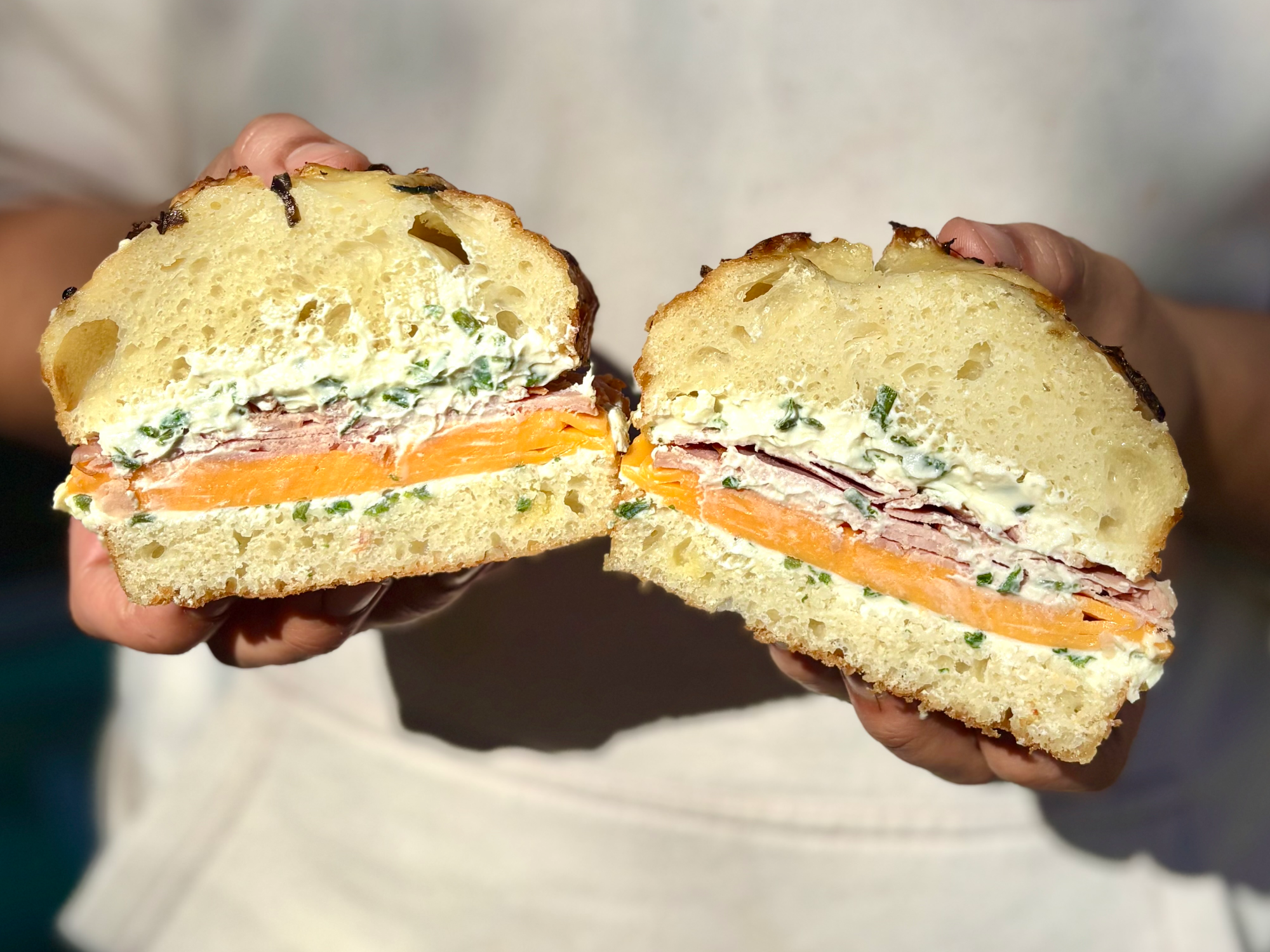 Sandwich Focaccia Cheddar