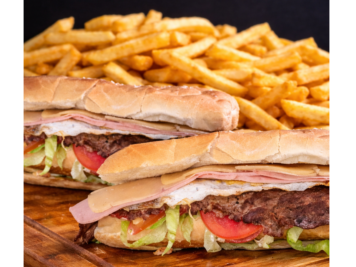 2 Lomos Completos + papas