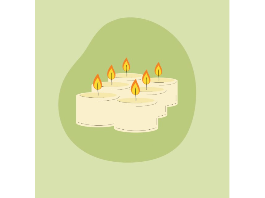 VELAS HORNITOS  x 10 un