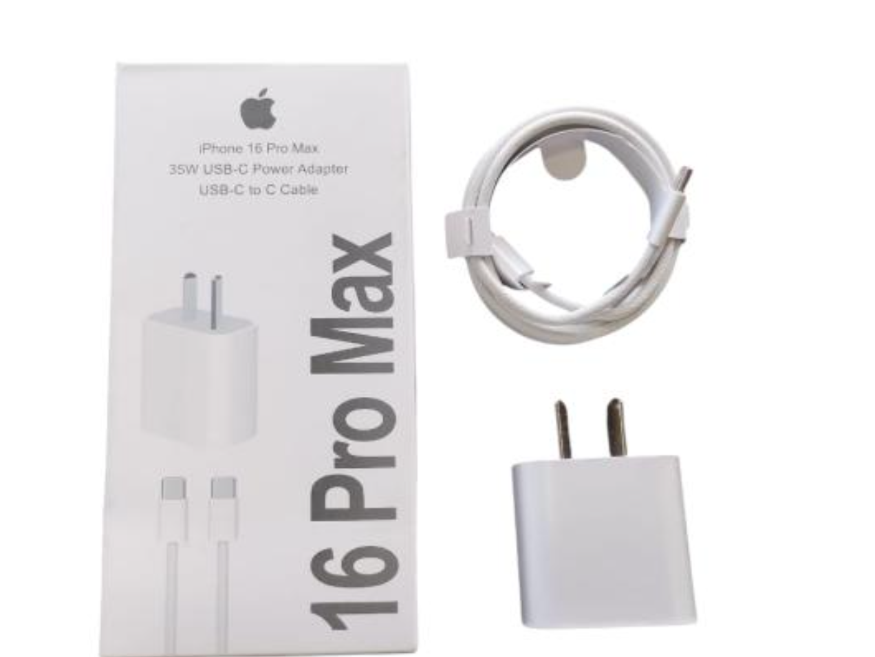 Cargador en iPhone 16 pro Max usb-C to C