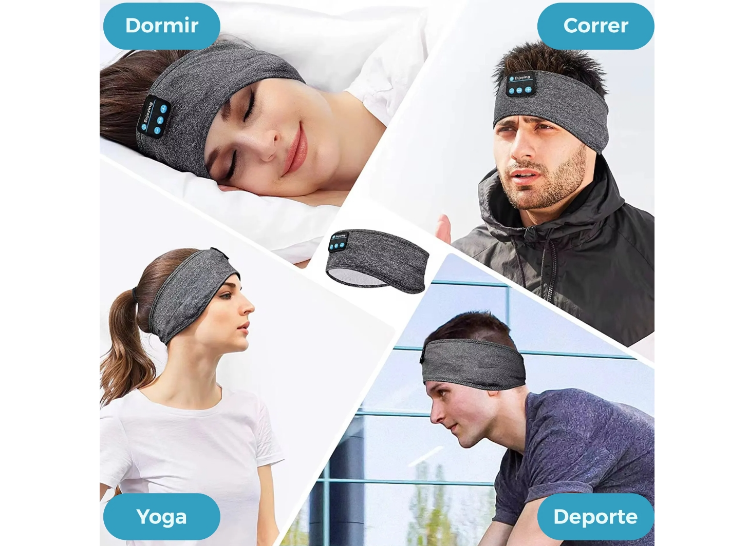 Vincha Bluetooth batería alta duración