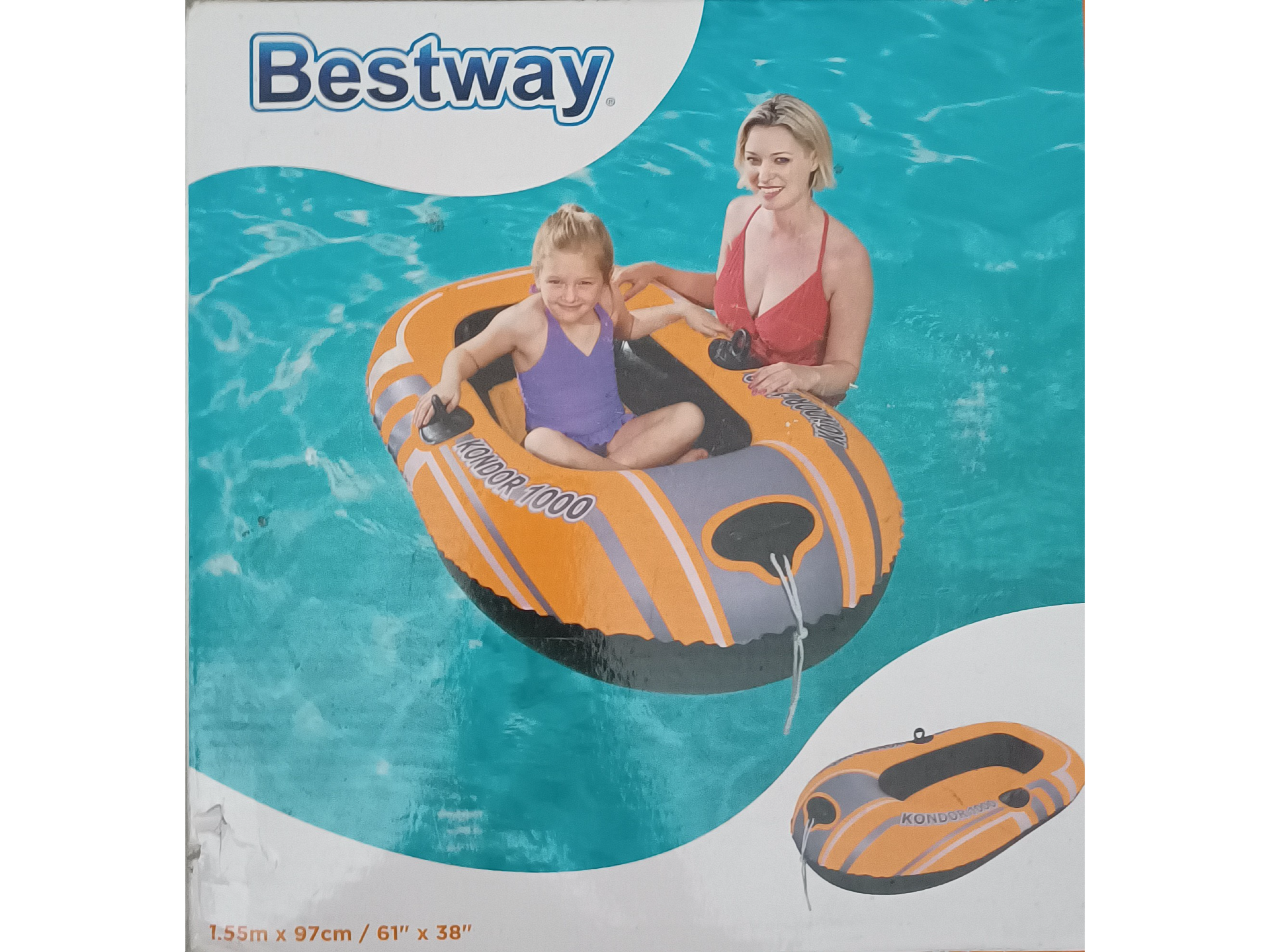 Bote inflable 1.55 x 97cm