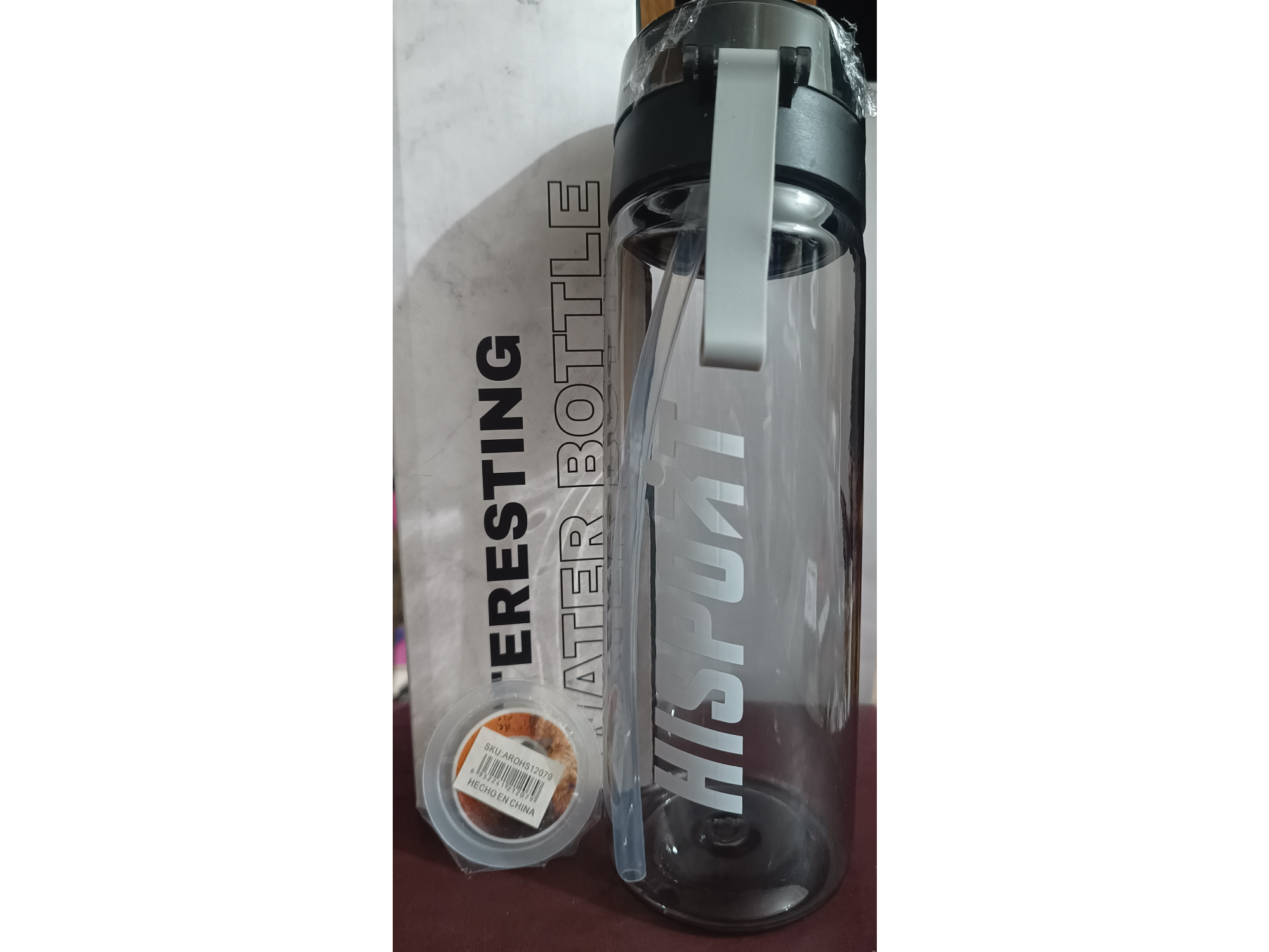 Botella viral con cápsula