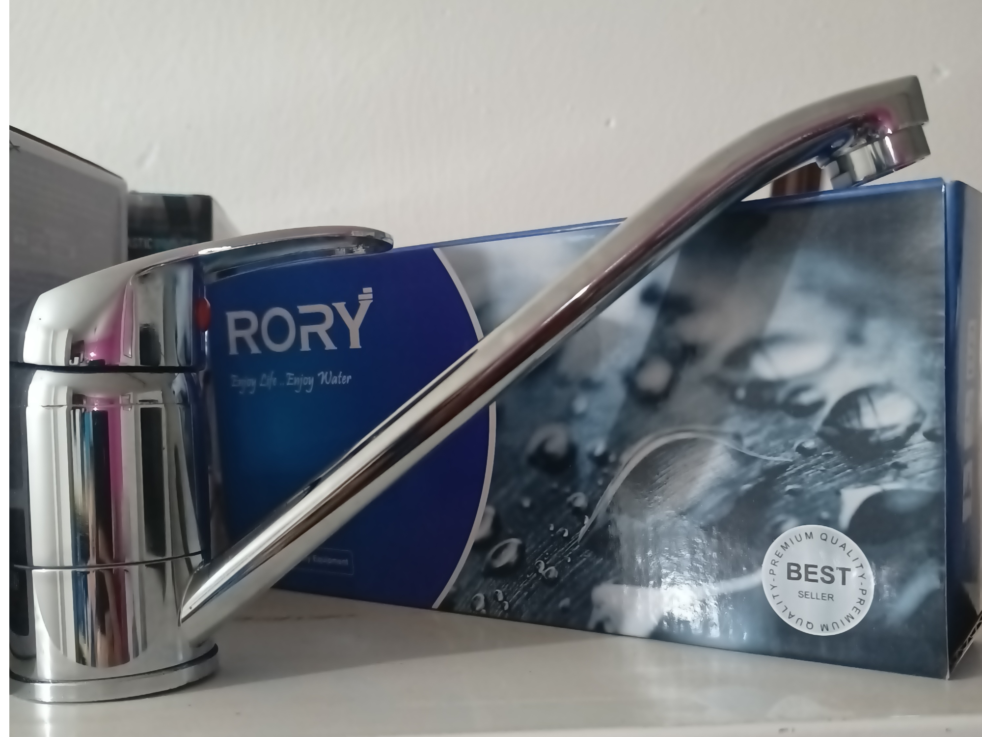 Grifería cocina mi comando cuello de cisne