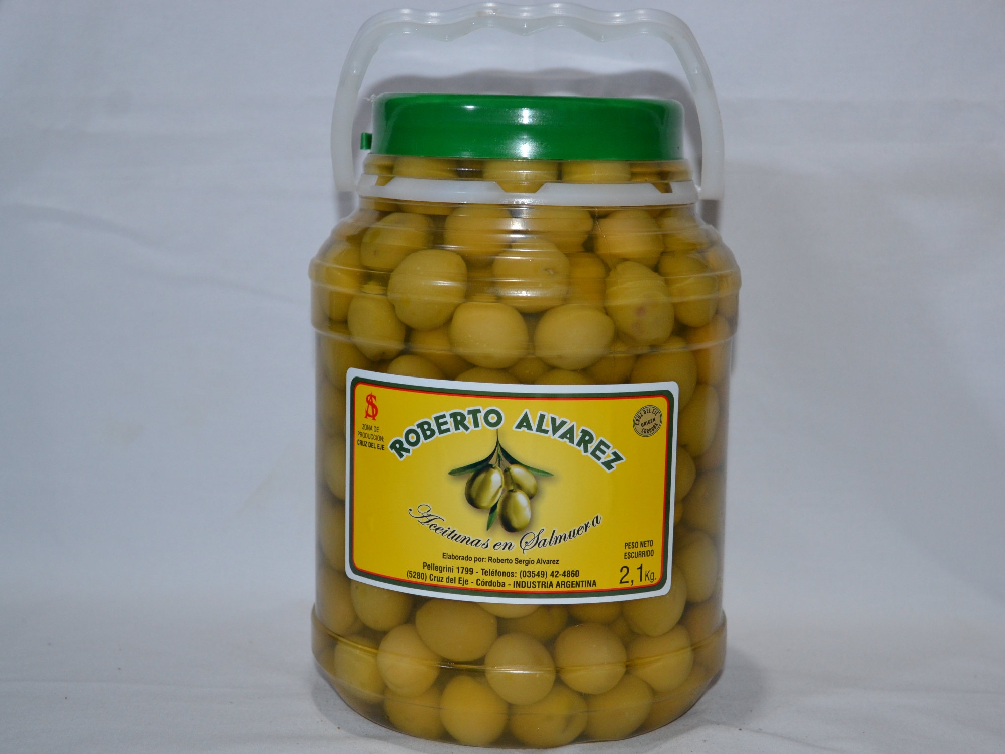 Garrafa Aceituna Verde "00" 2 Kg