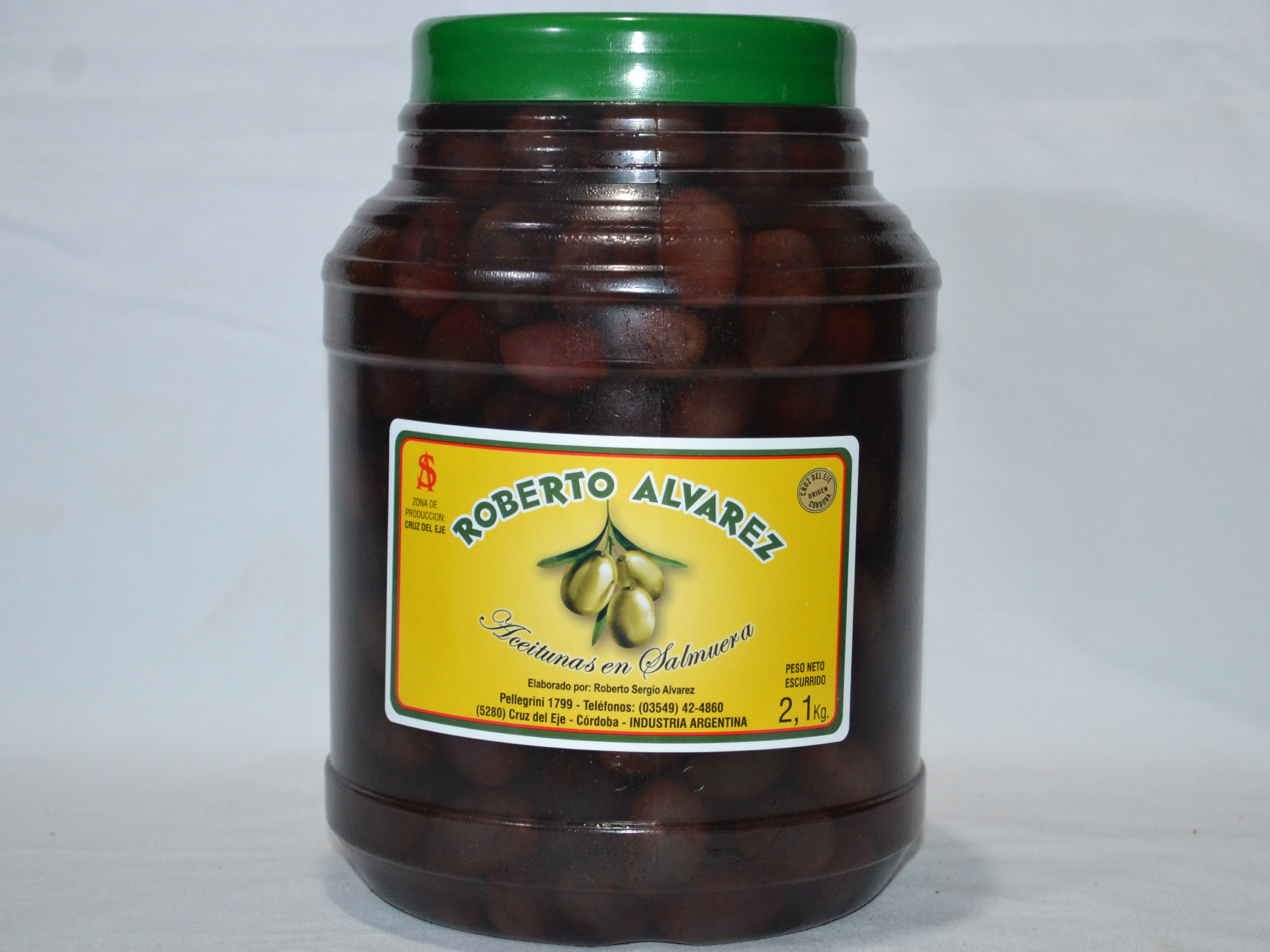 Garrafa Aceituna Negra "0" 2 Kg