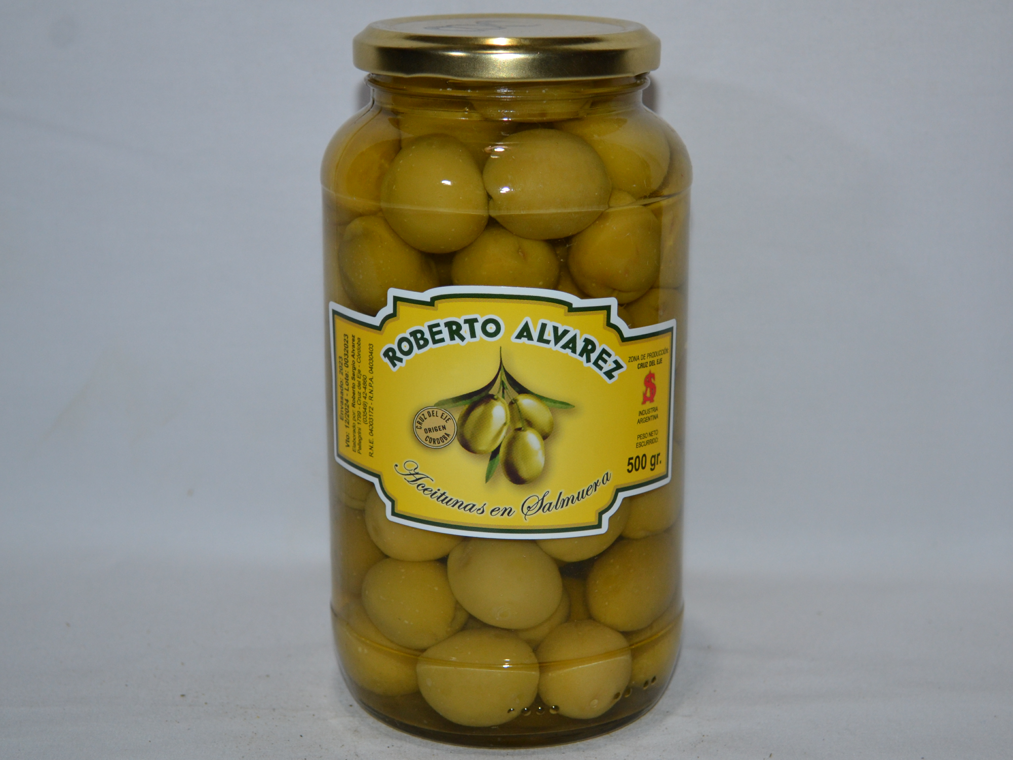 Aceituna Verde "000" 500 G Vidrio