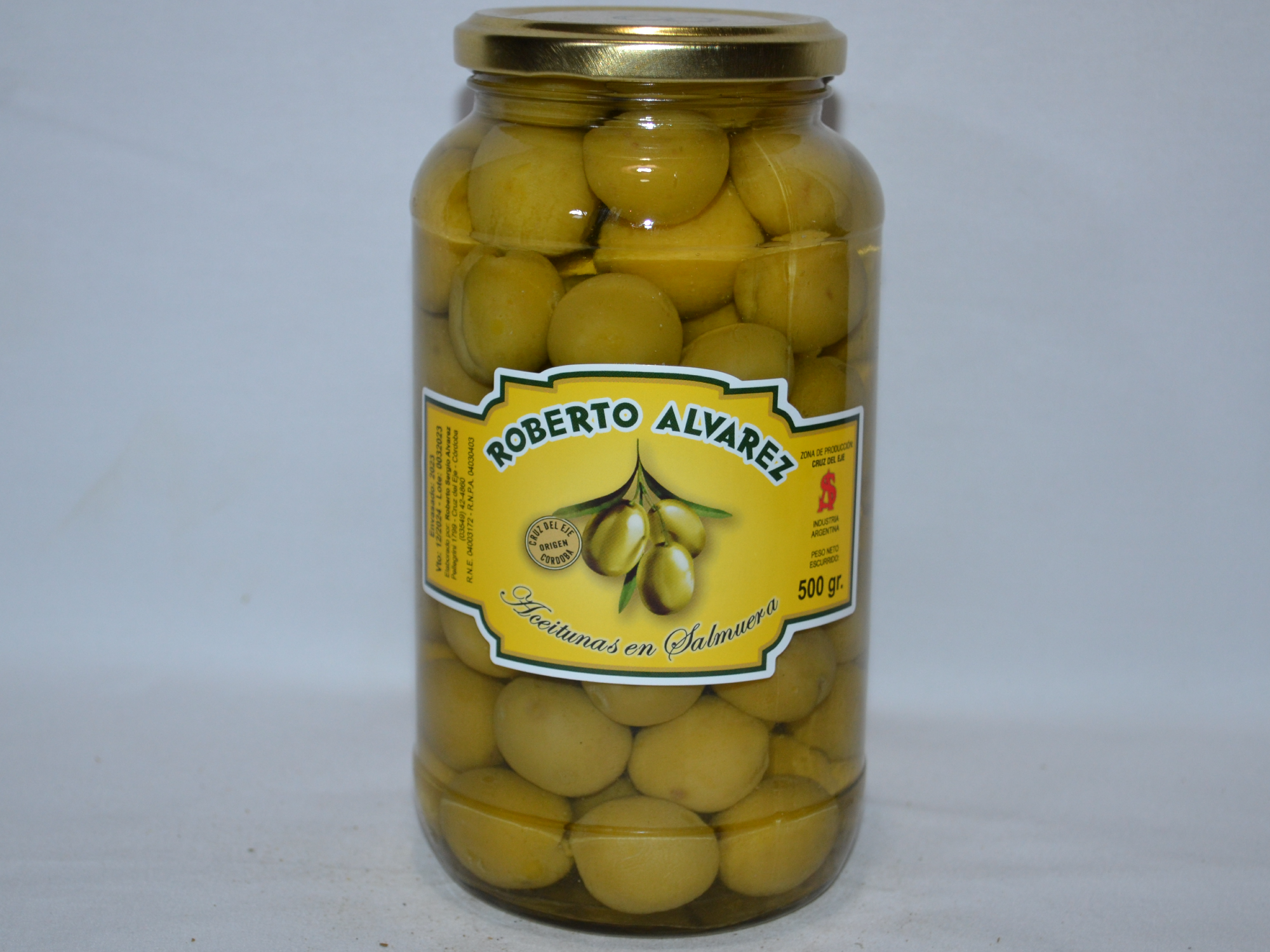 Aceituna Verde "00" 500 G Vidrio