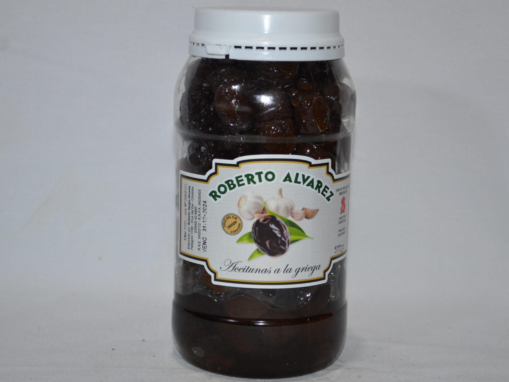 Aceitunas Griegas 500 g PET