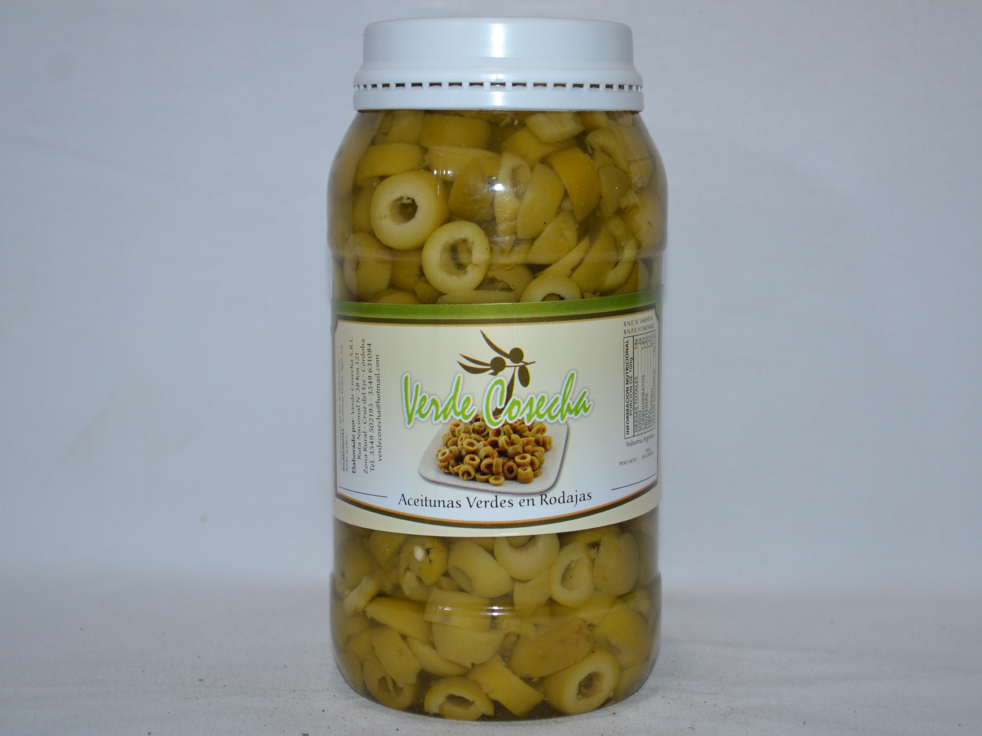 Aceitunas Verdes en Rodajas 500 g PET