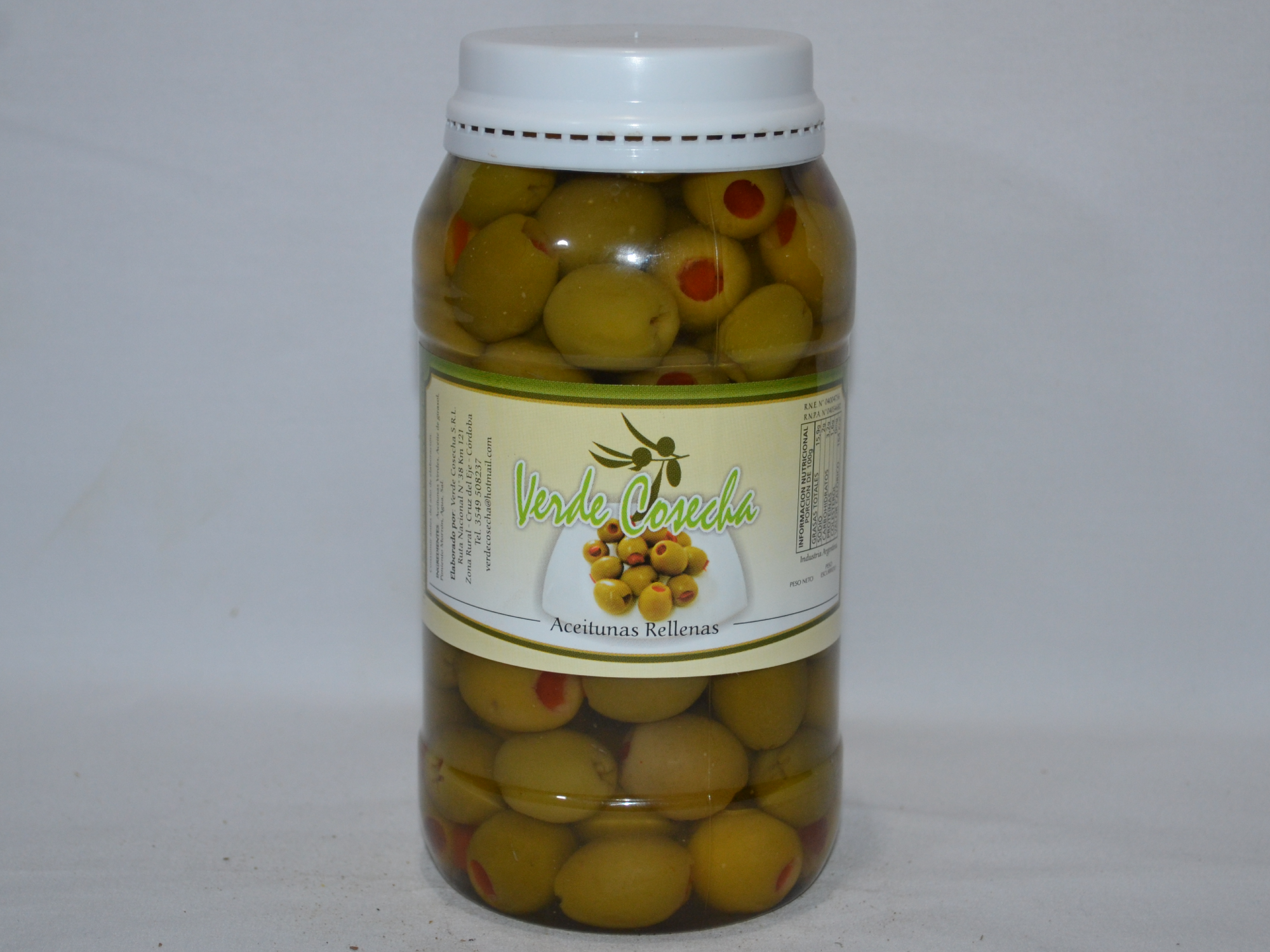 Aceitunas Verdes Rellenas con Morrón 500 g PET