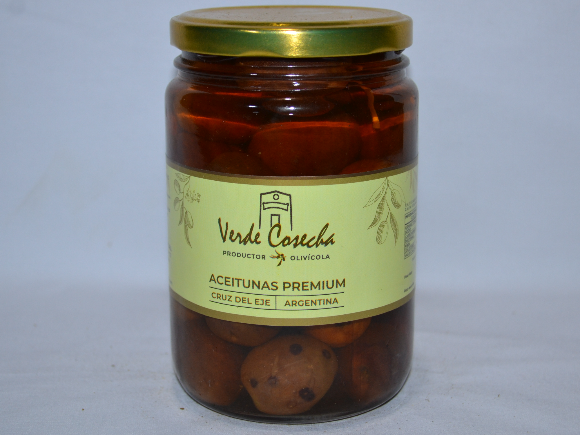 Aceitunas Negras Premium "0000" 500 g Vidrio