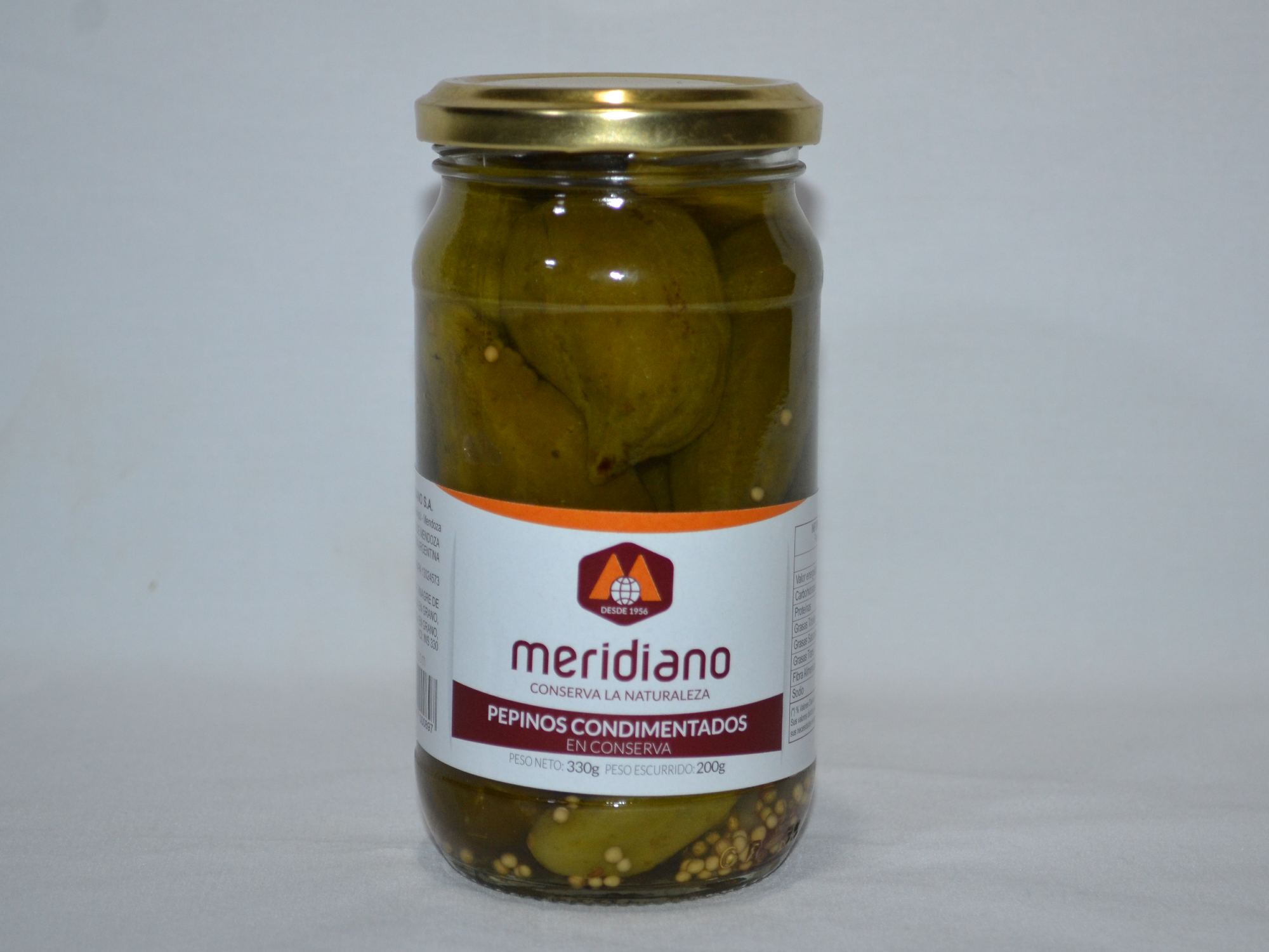 Pepino Condimentado 330 g Vidrio