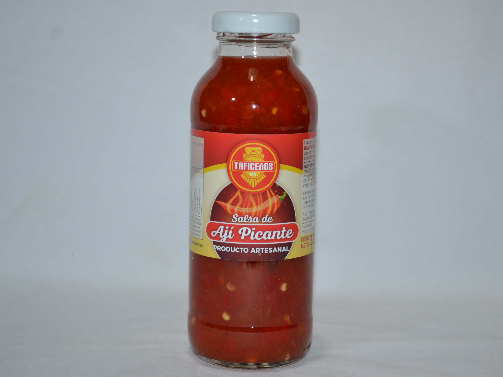 Salsa Ají Picante Taficeños 330 g Vidrio