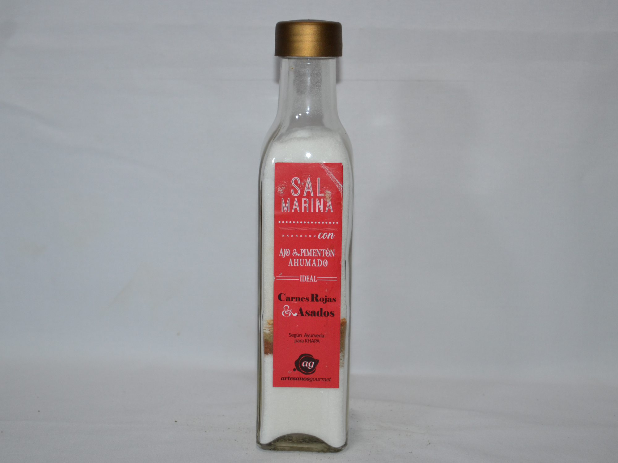 Sal Marina para Carnes Rojas y Asados 250 g Vidrio