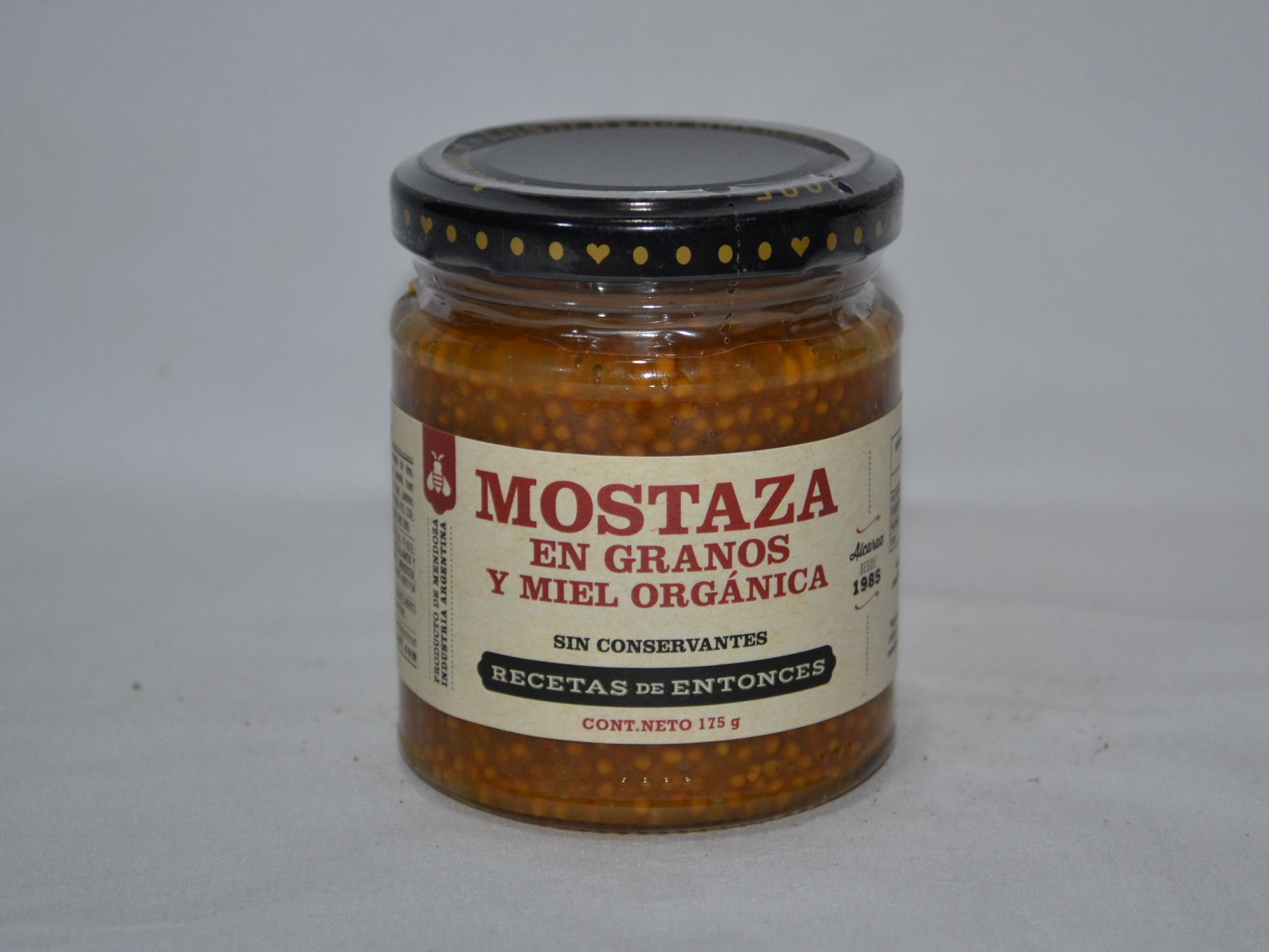 Mostaza en Grano con Miel 175 g