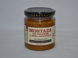 Mostaza en Grano con Miel 175 g
