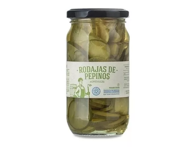 Pepinos en Rodajas Agridulces Picantes 300 g