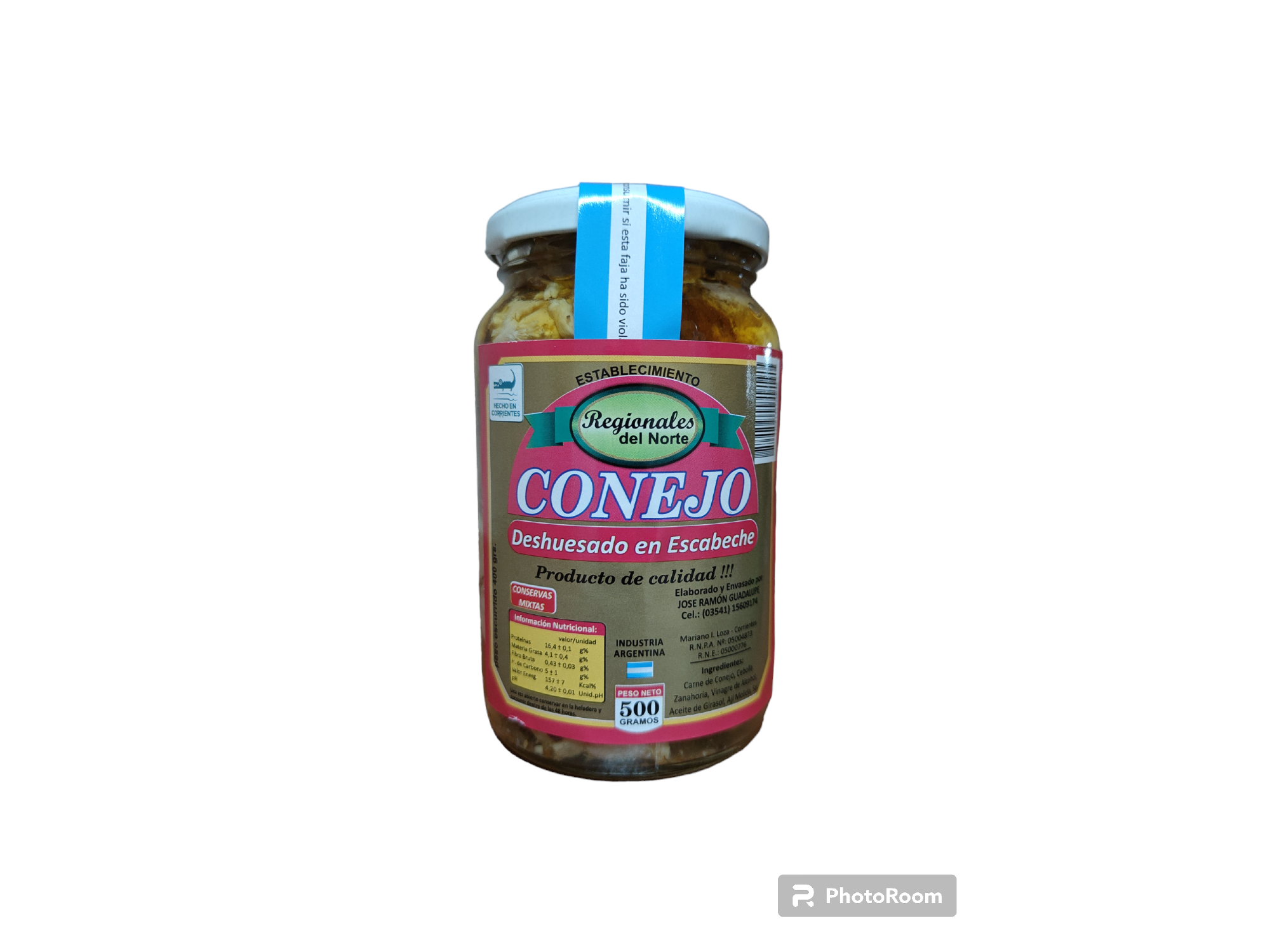 Escabeche de Conejo 500 G