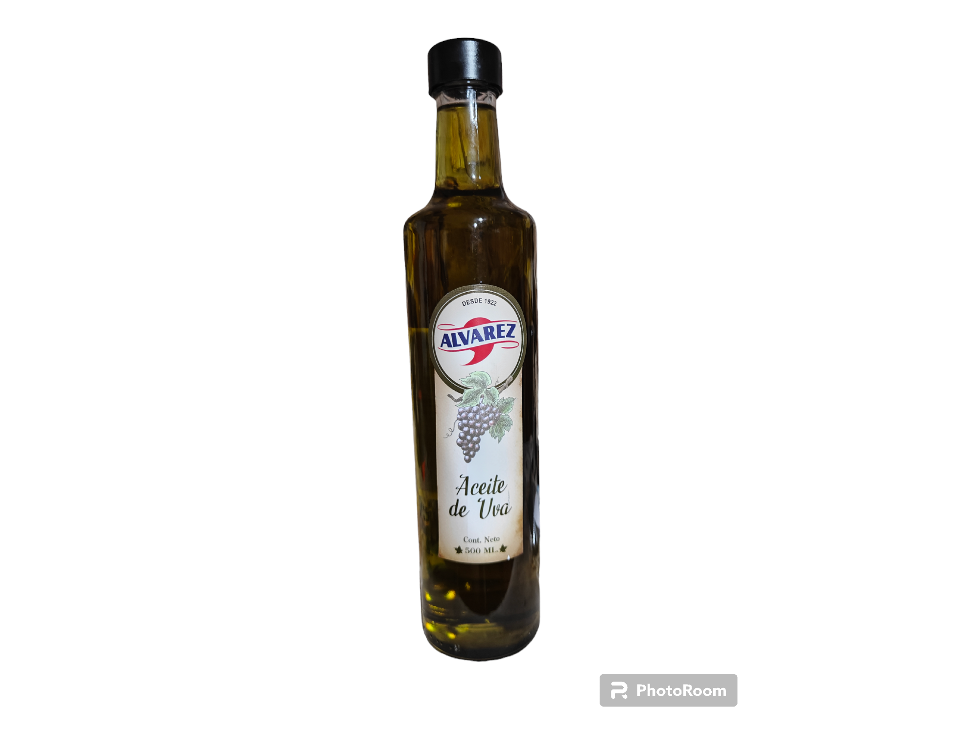 Aceite de Uva 500 ml Vidrio