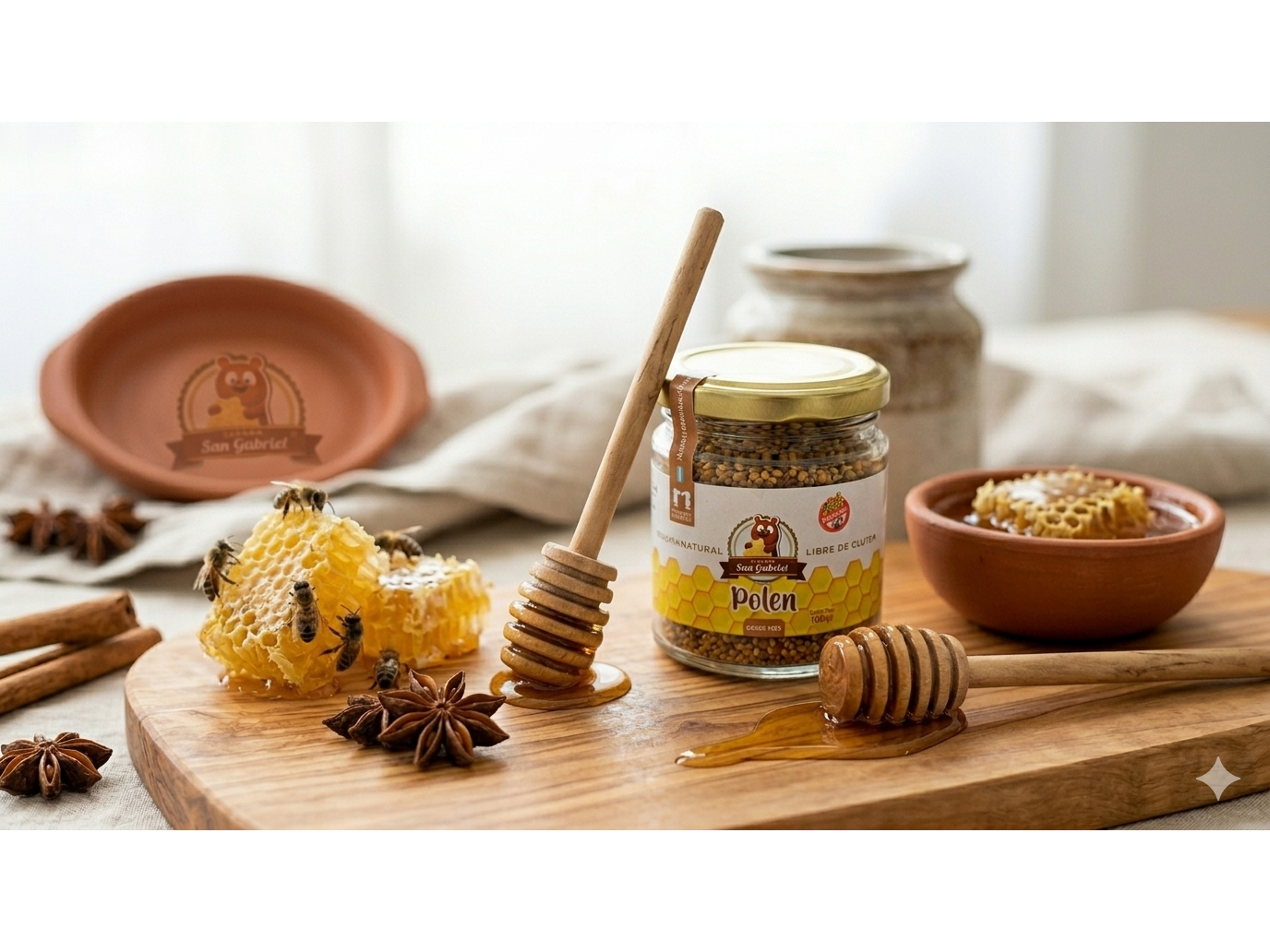 Polen Multifloral 100 g Vidrio