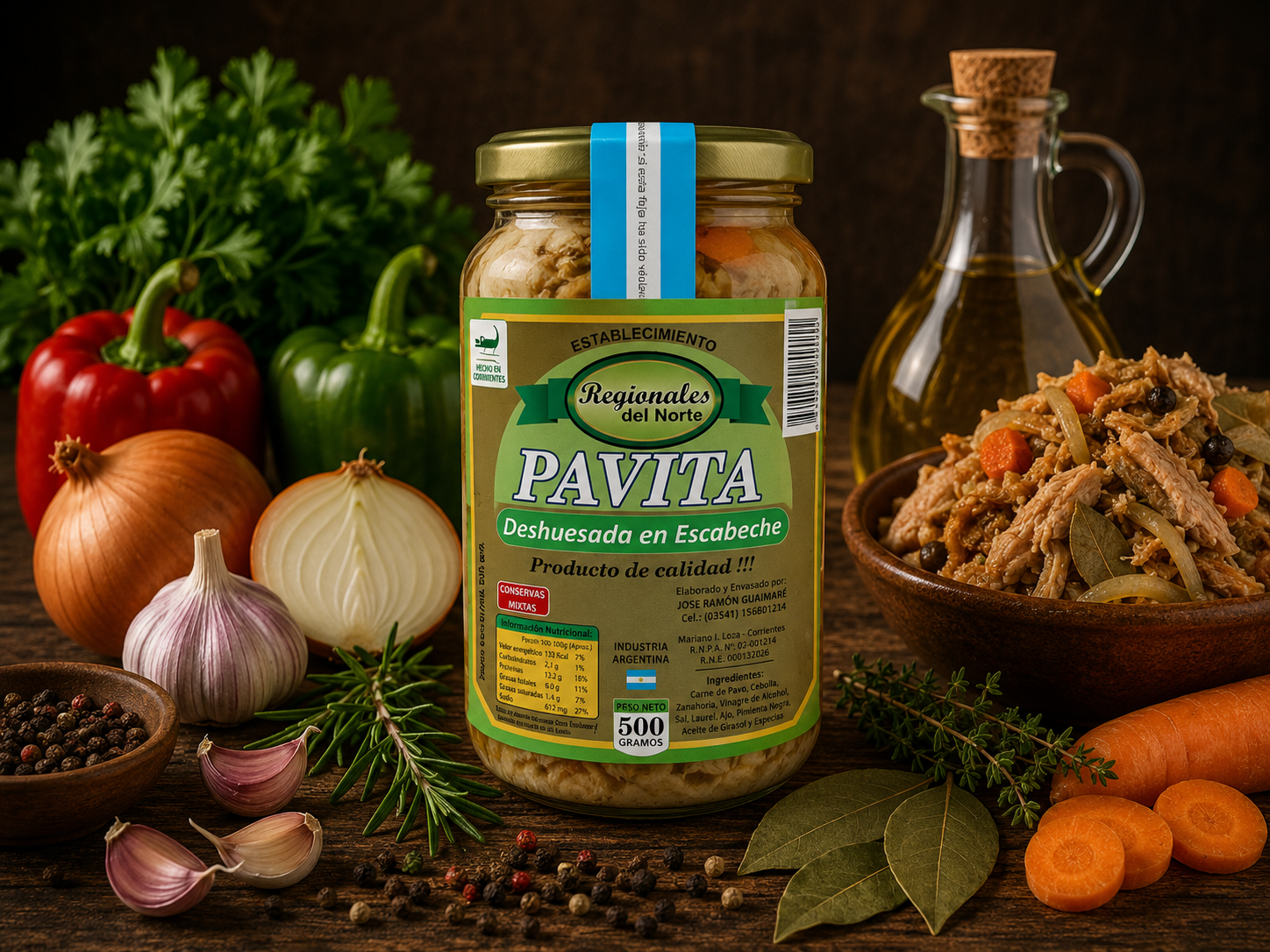 Escabeche de Pavita 500 G