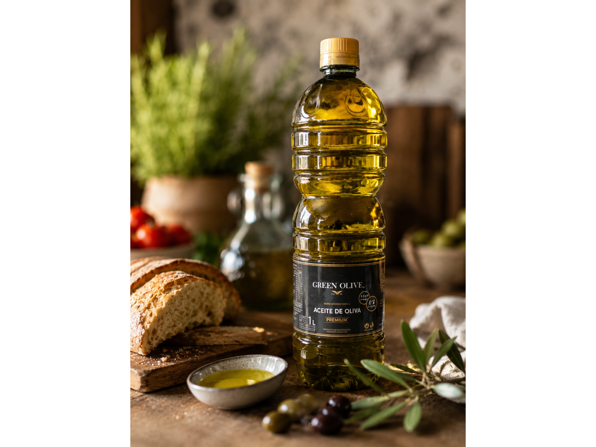 Aceite de Oliva Blend Premium 1 L PVC