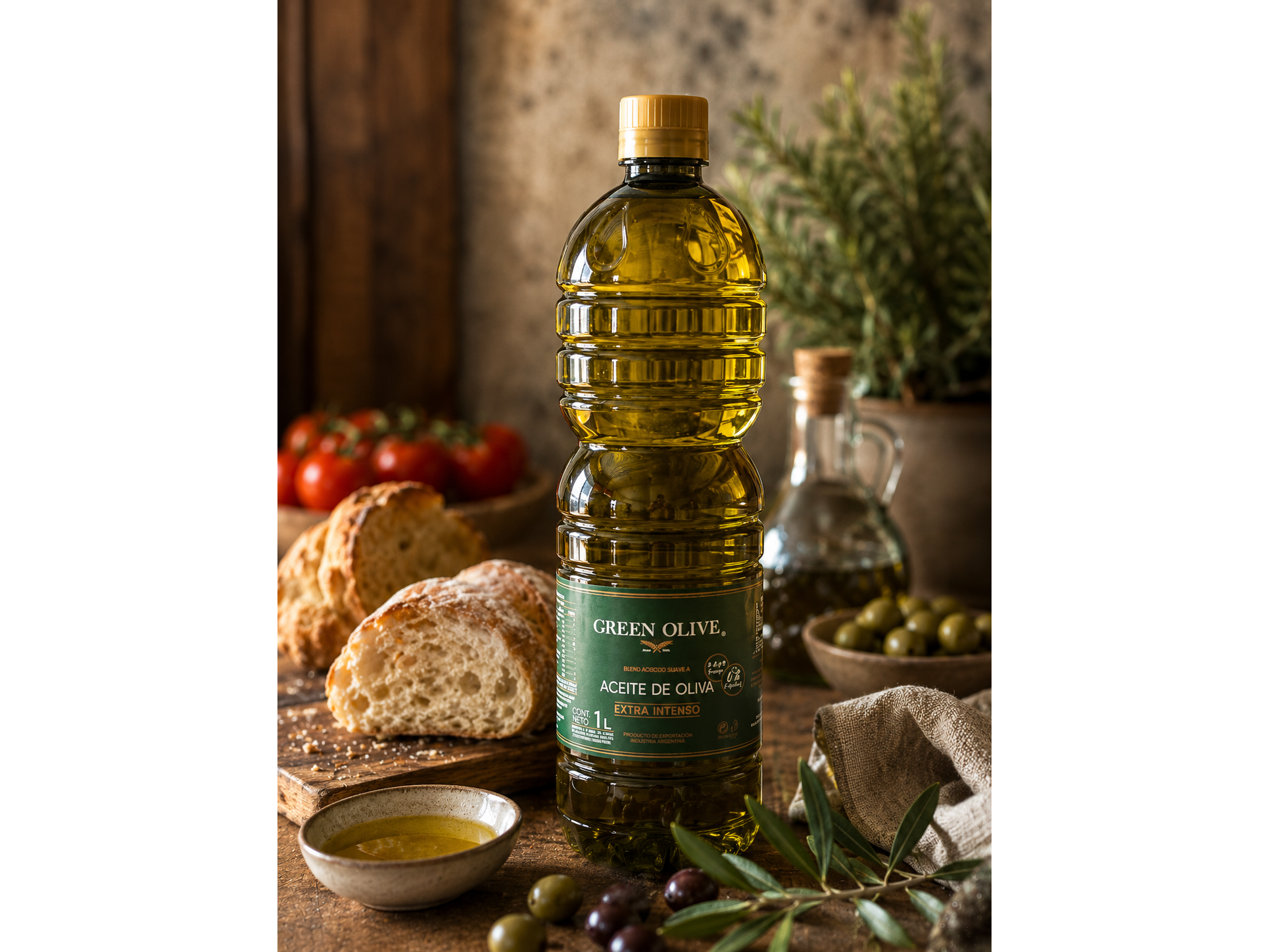 Aceite de Oliva Blend Extra Intenso 1 L PVC