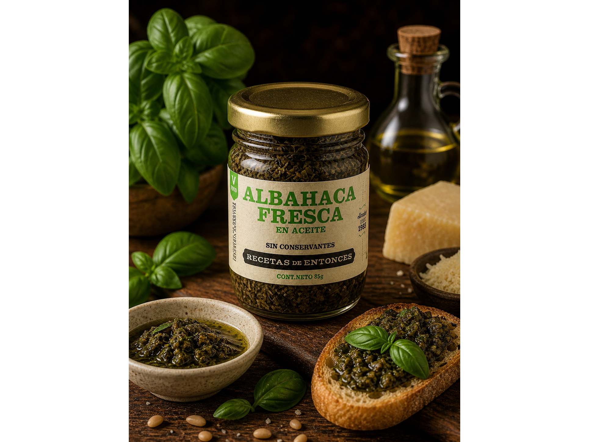 Albahaca en Aceite 90 g