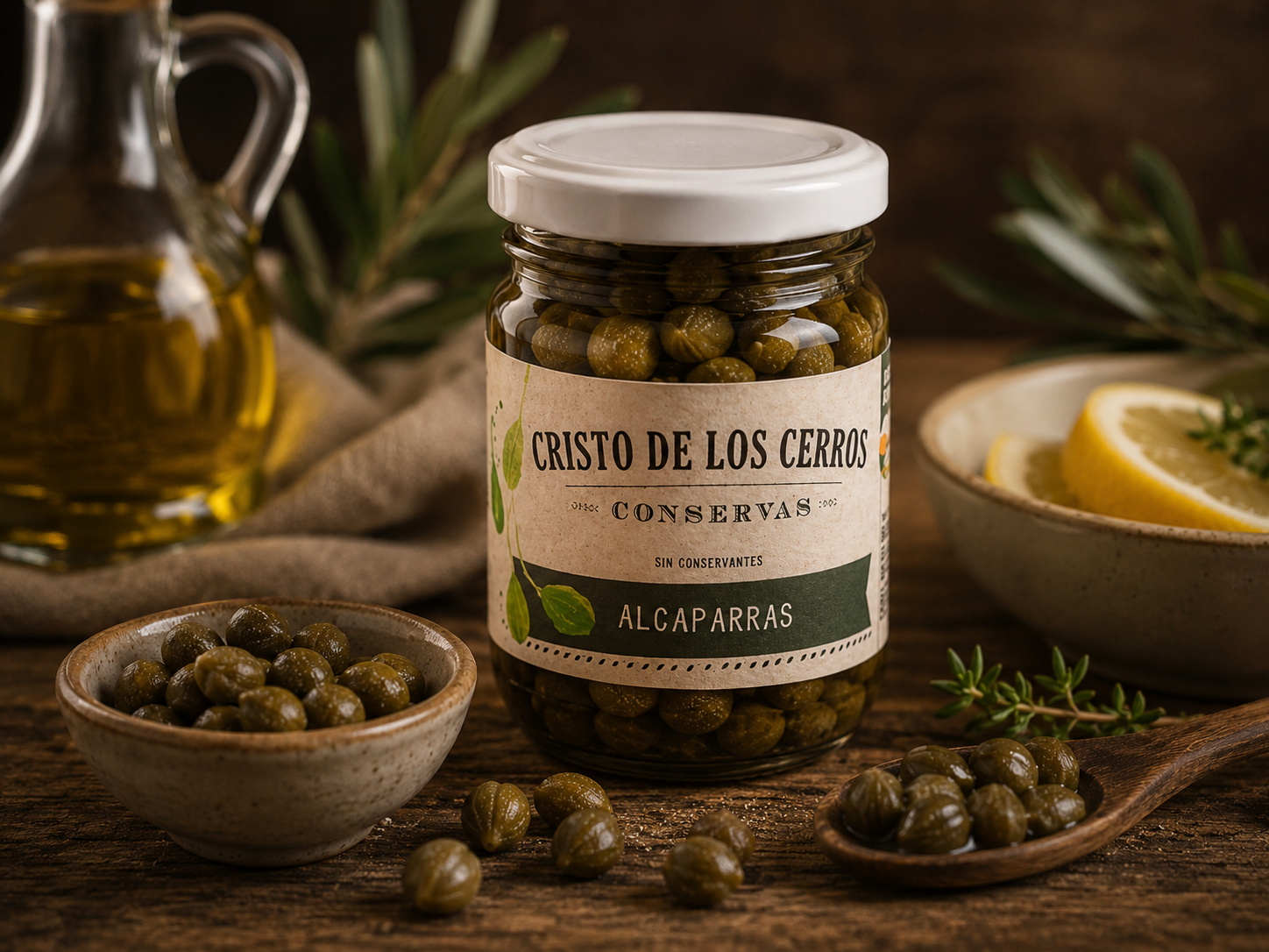 Alcaparras en Vinagre y Sal 90 g
