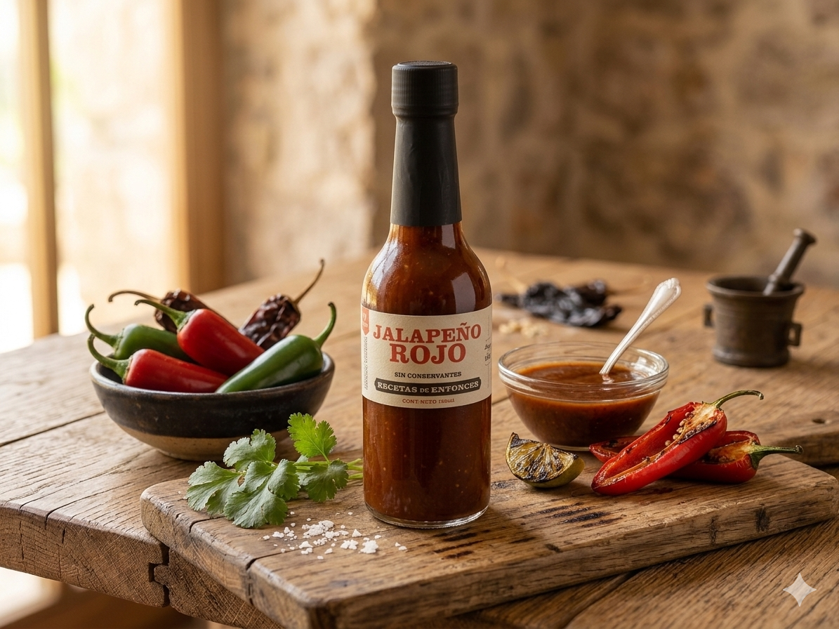 Salsa Jalapeño Rojo 180 ml
