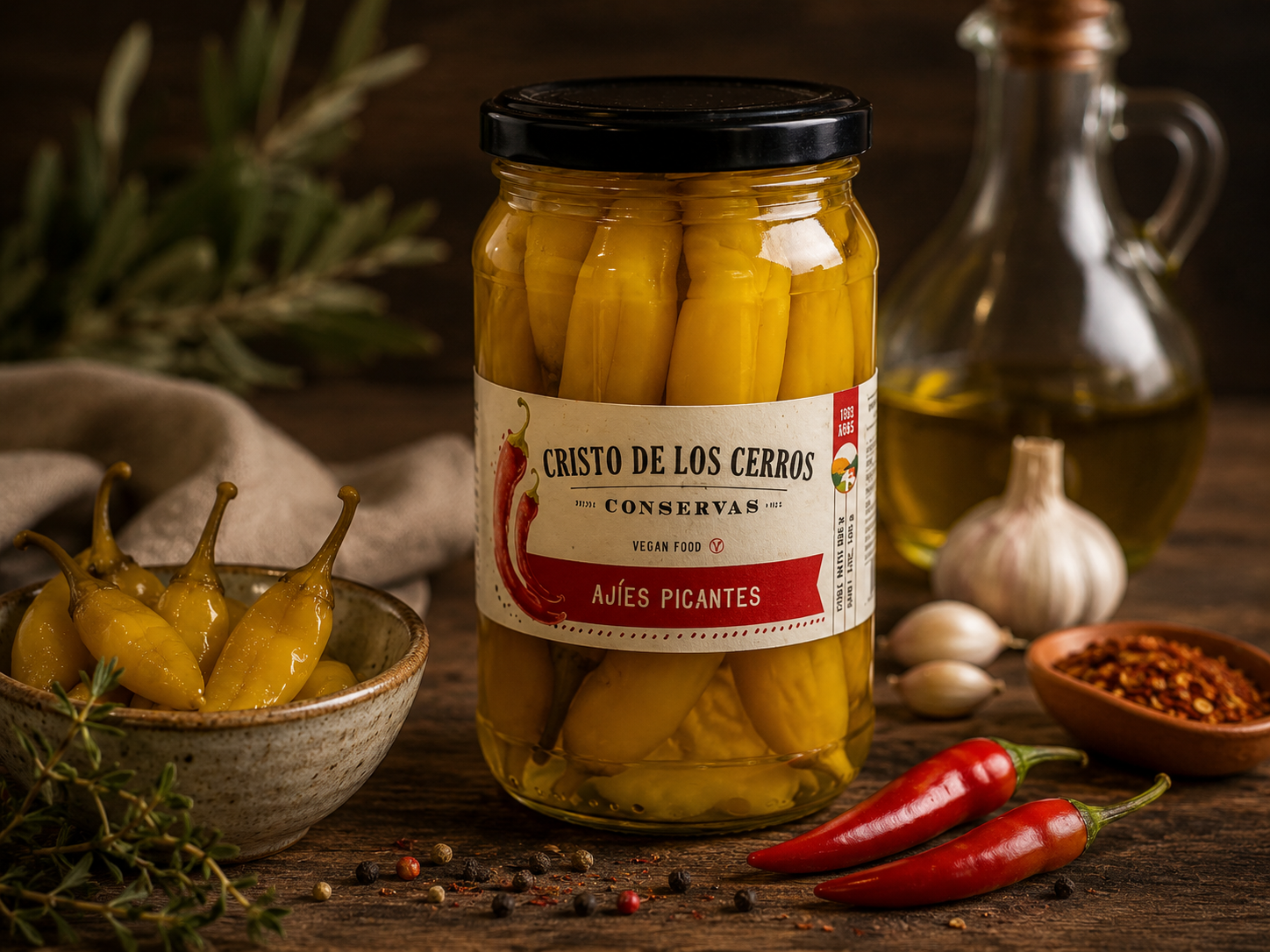 Ajíes Picantes en Vinagre 300 g